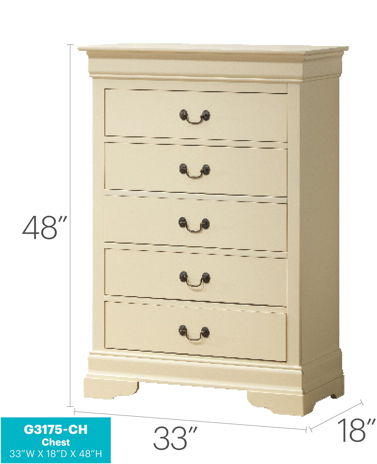 Louis Phillipe G3175-CH Chest
