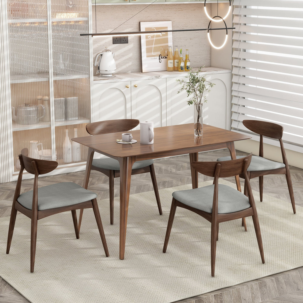 5 Piece Dining Table Set for Small Spaces