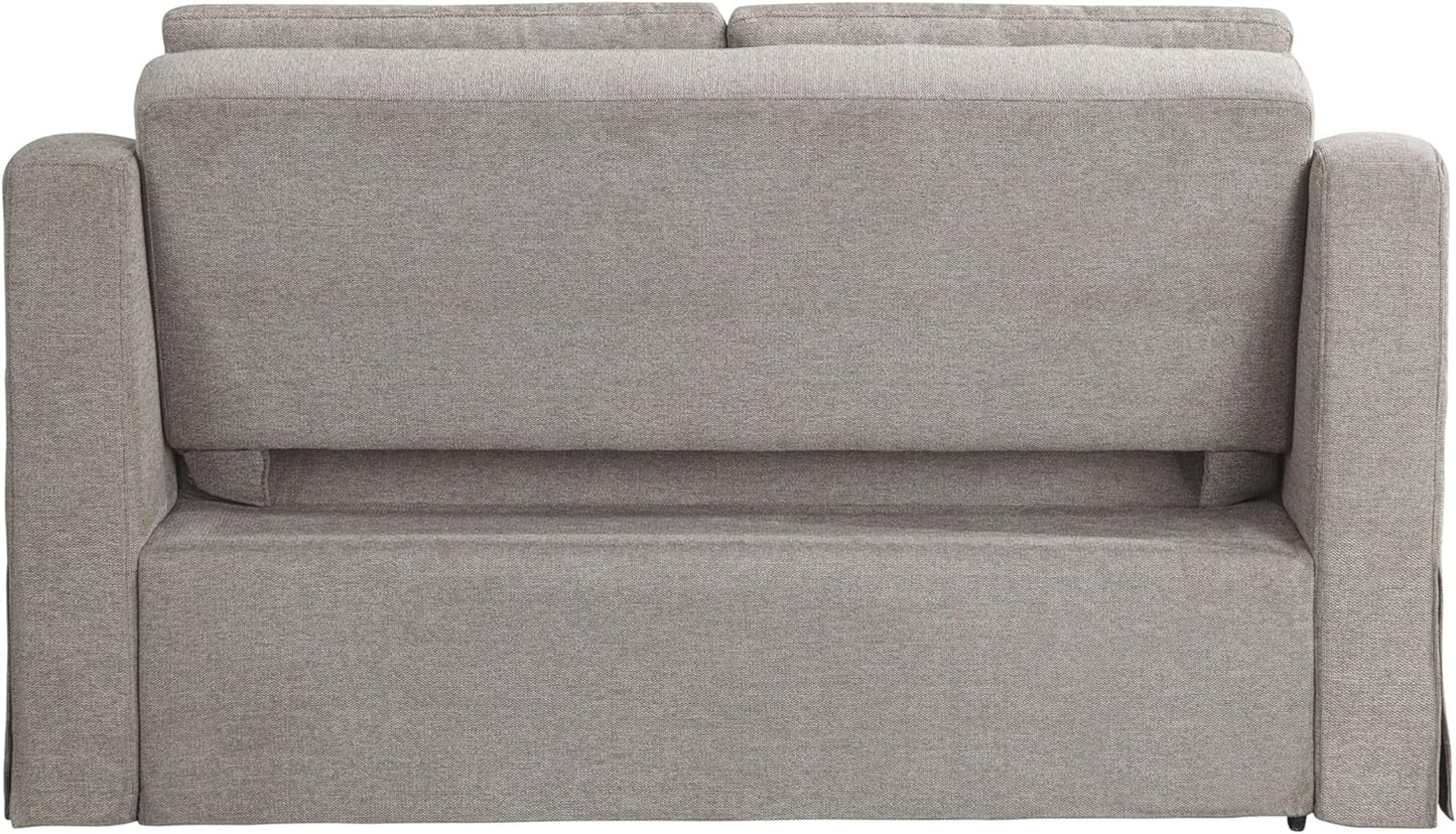 Full Size Slipcovered Convertible Sleeper Sofa Comfortably