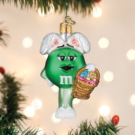M&M'S Green Easter Ornament