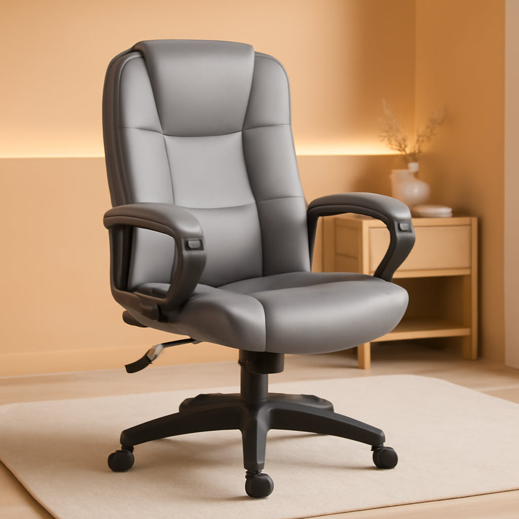 Ergonomic High Back Office Chair For Long Seating, Big Tall