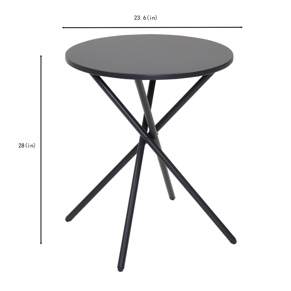 3-Piece Outdoor Wicker Bistro Set