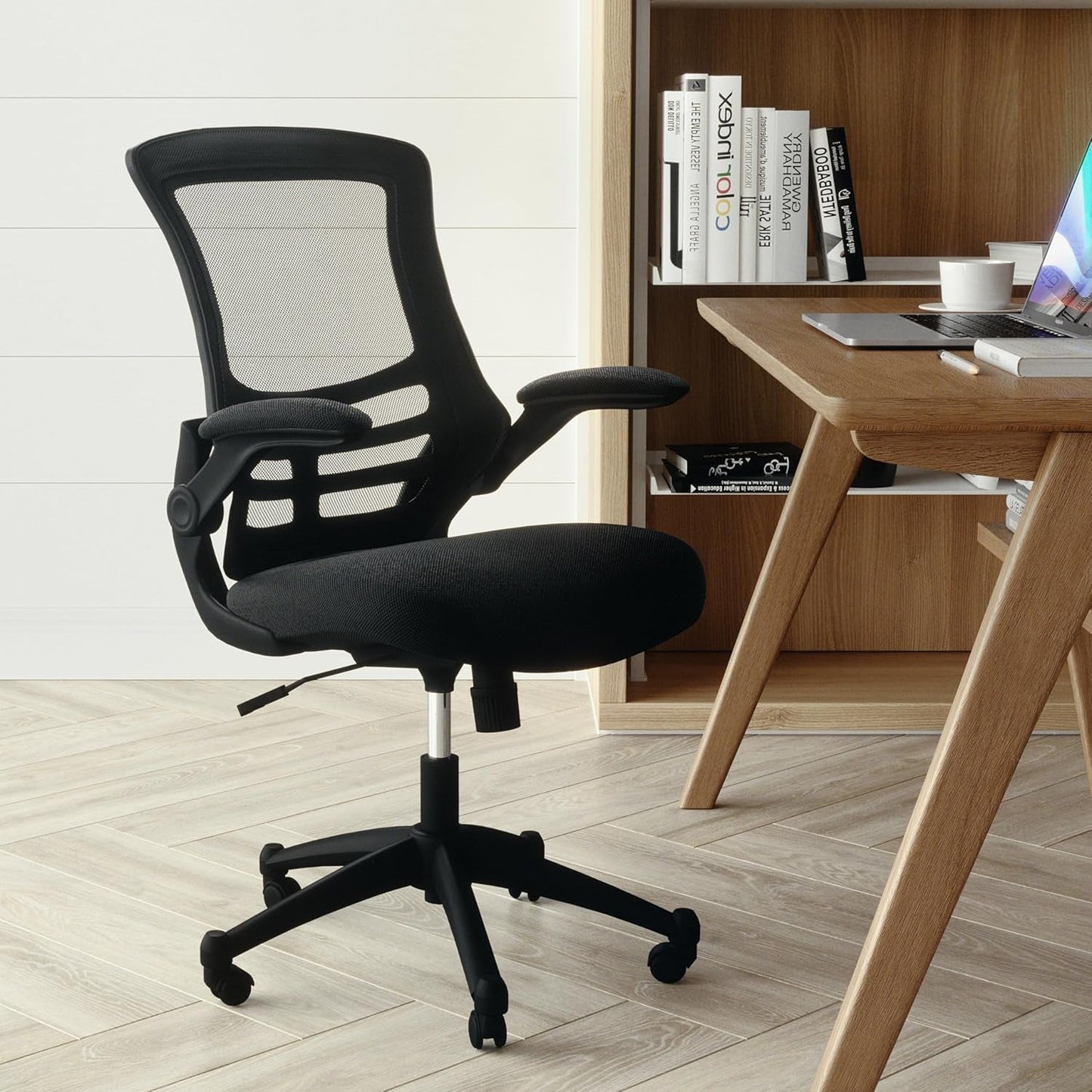 Mid Back Ergonomic Office Chair With Adjustable Height