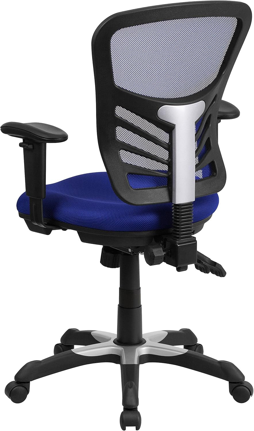 Ergonomic Mesh Office Chair Blue With Adjustable Lumbar