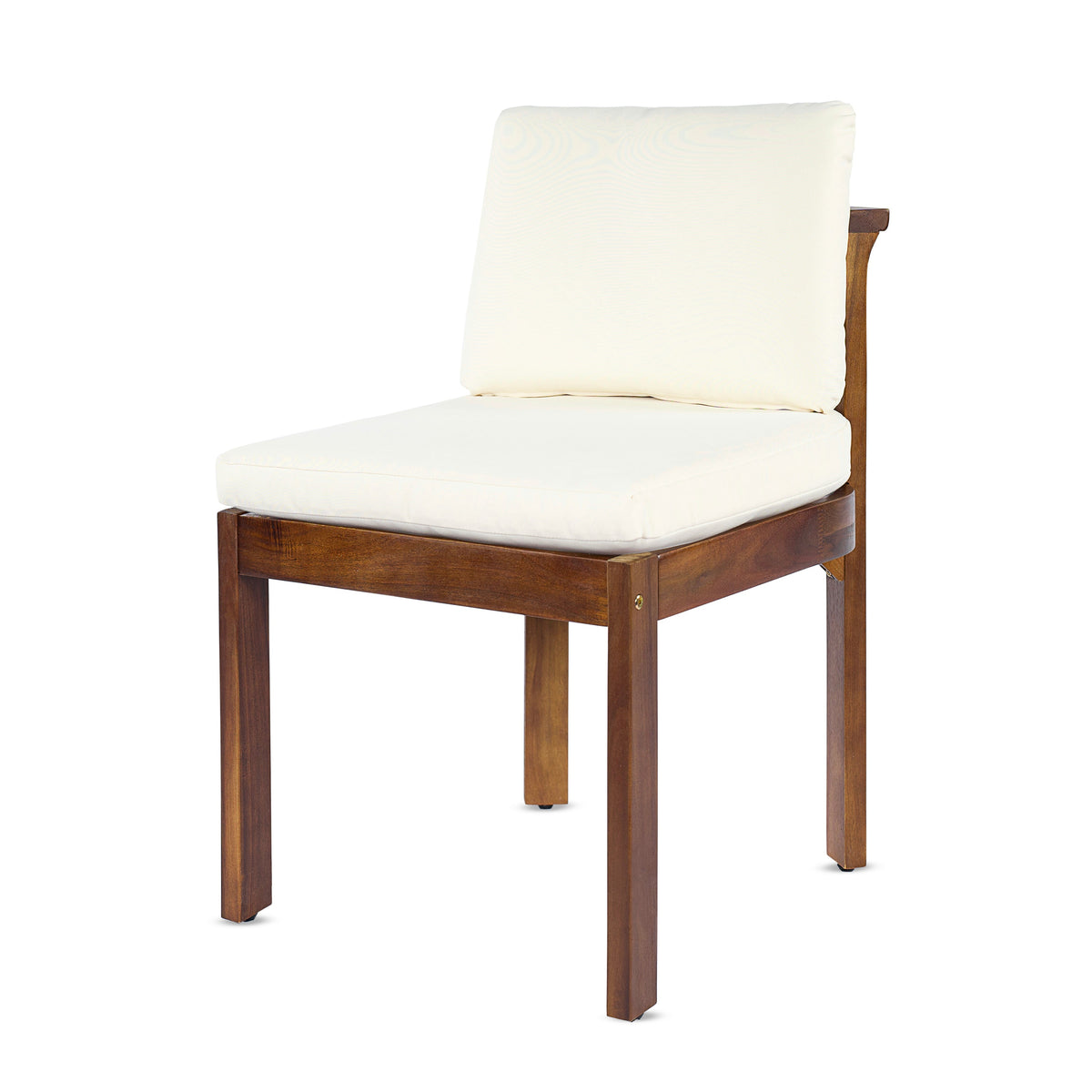Acacia Wood Outdoor Dining Chair Set of 2