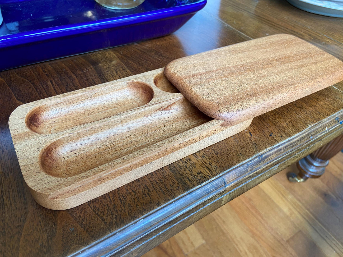 Mahogany Keepsake Box w/compartments