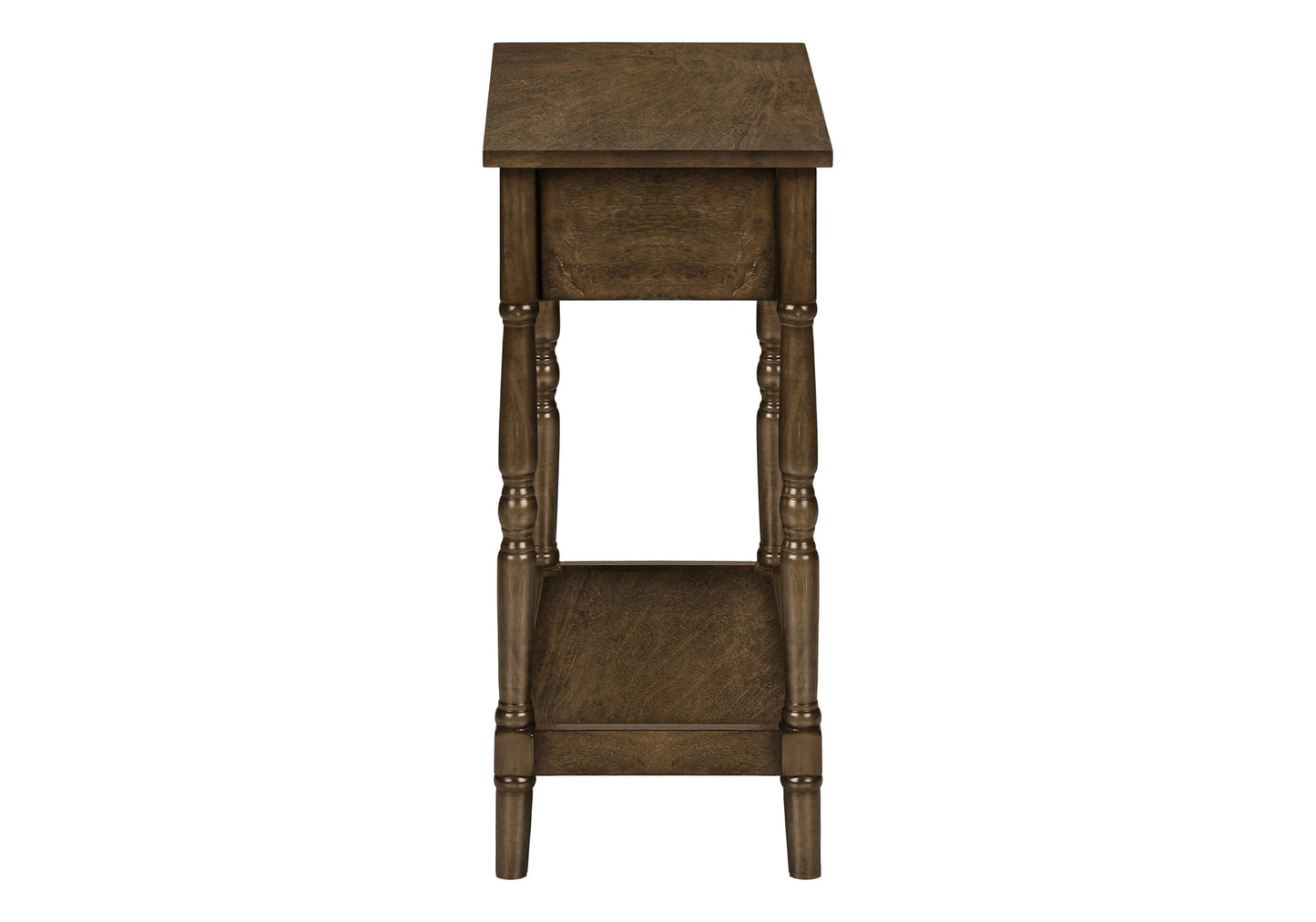 2 Tier Accent Table with Storage Drawer