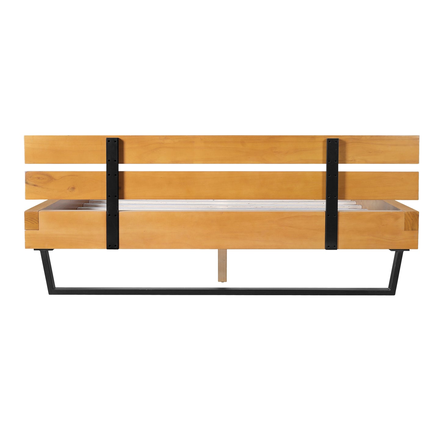Pine Wood Bed Frame Queen Size