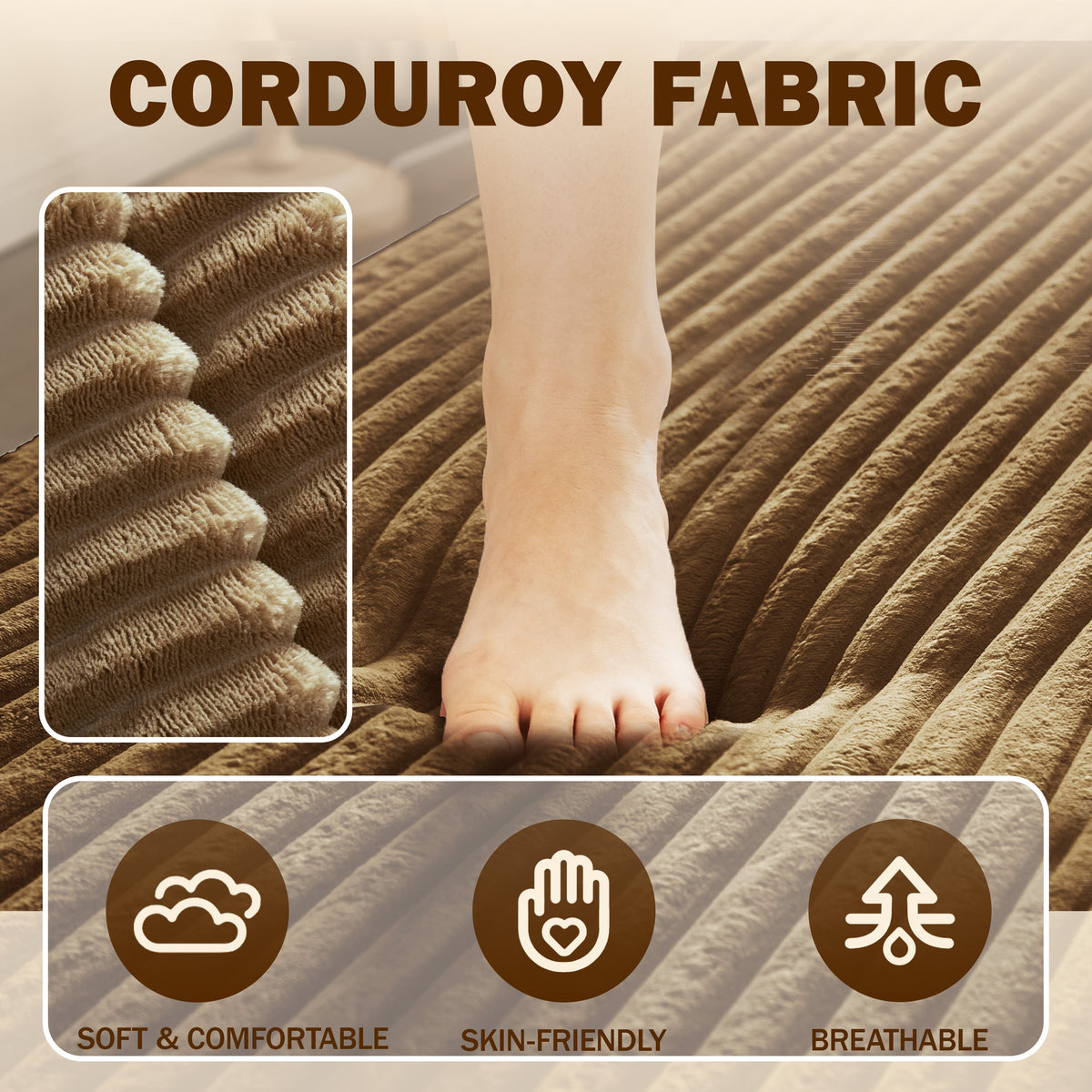Modern Floor Sofa with Pillows