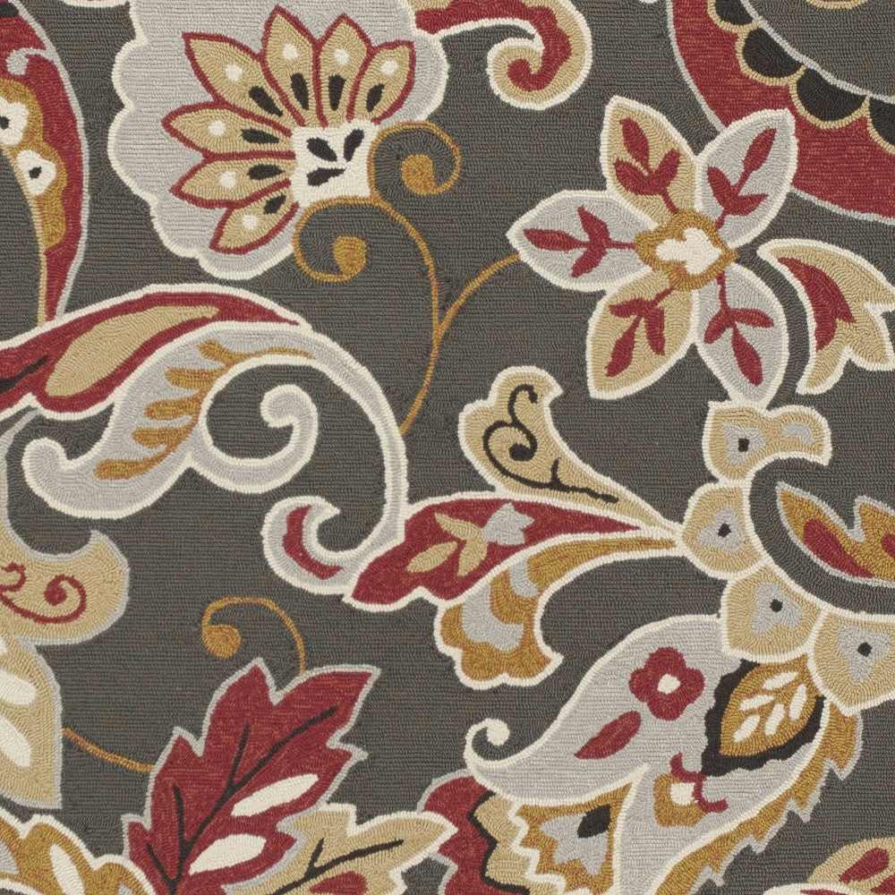 2' X 3' Taupe Hand Tufted Area Rug