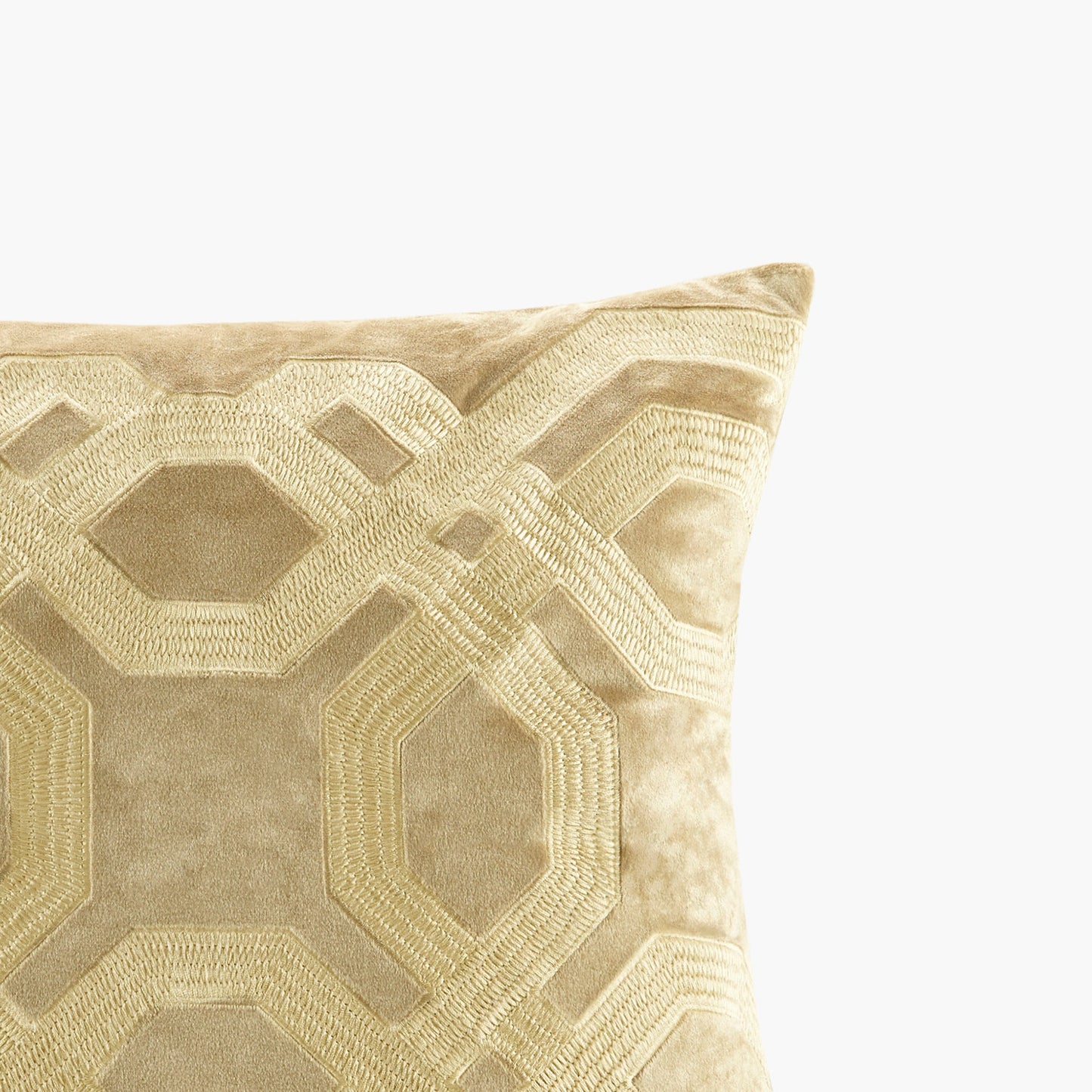Square Decor Pillow Gold 18x18'