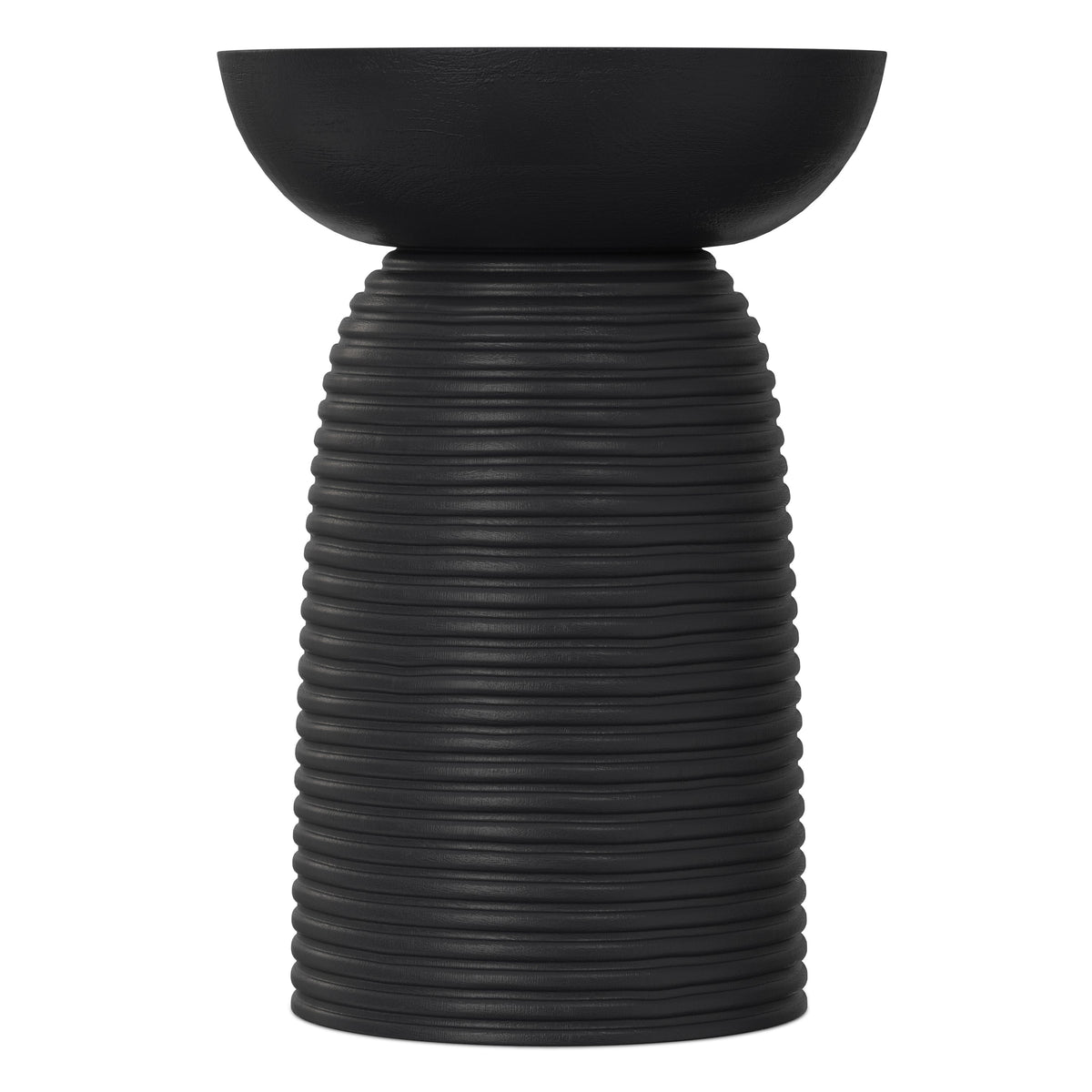 Boyd 13 Inch Ribbed Accent Table