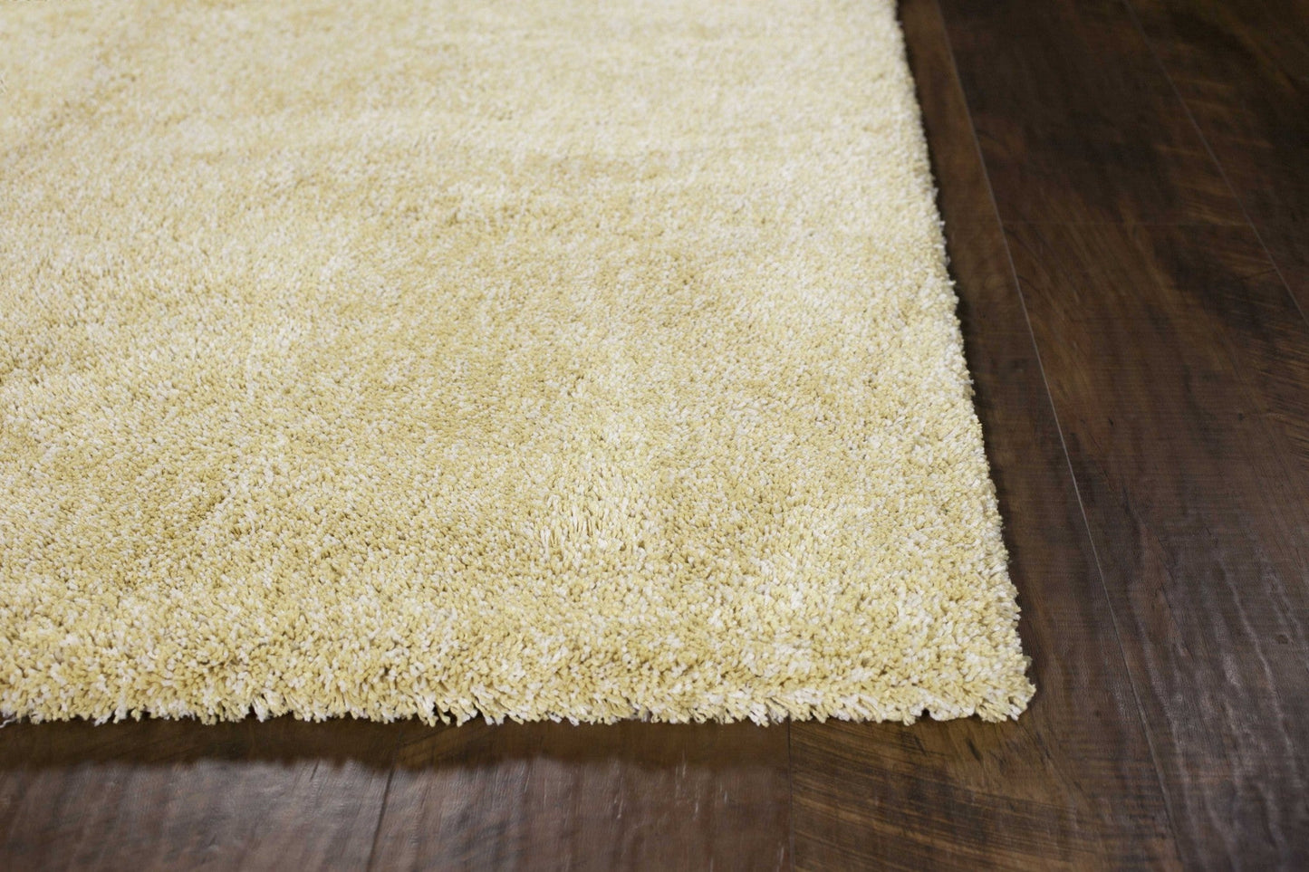 9' X 13' Yellow Hand Woven Area Rug