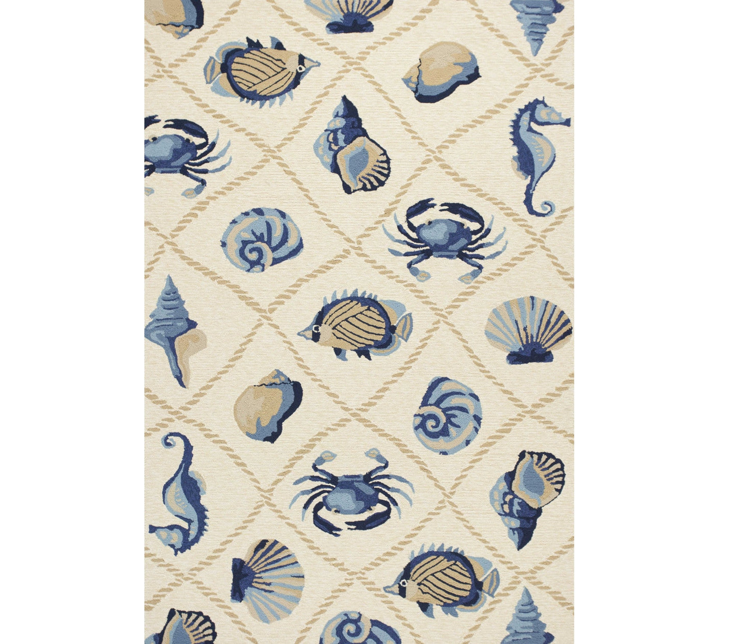 2' X 3' Beige Hand Tufted Area Rug