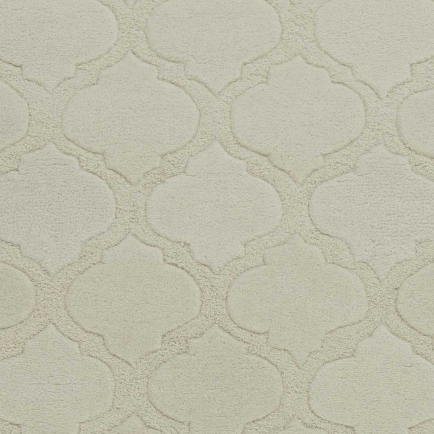 8' Grey Hand Tufted Geometric Indoor Runner Rug