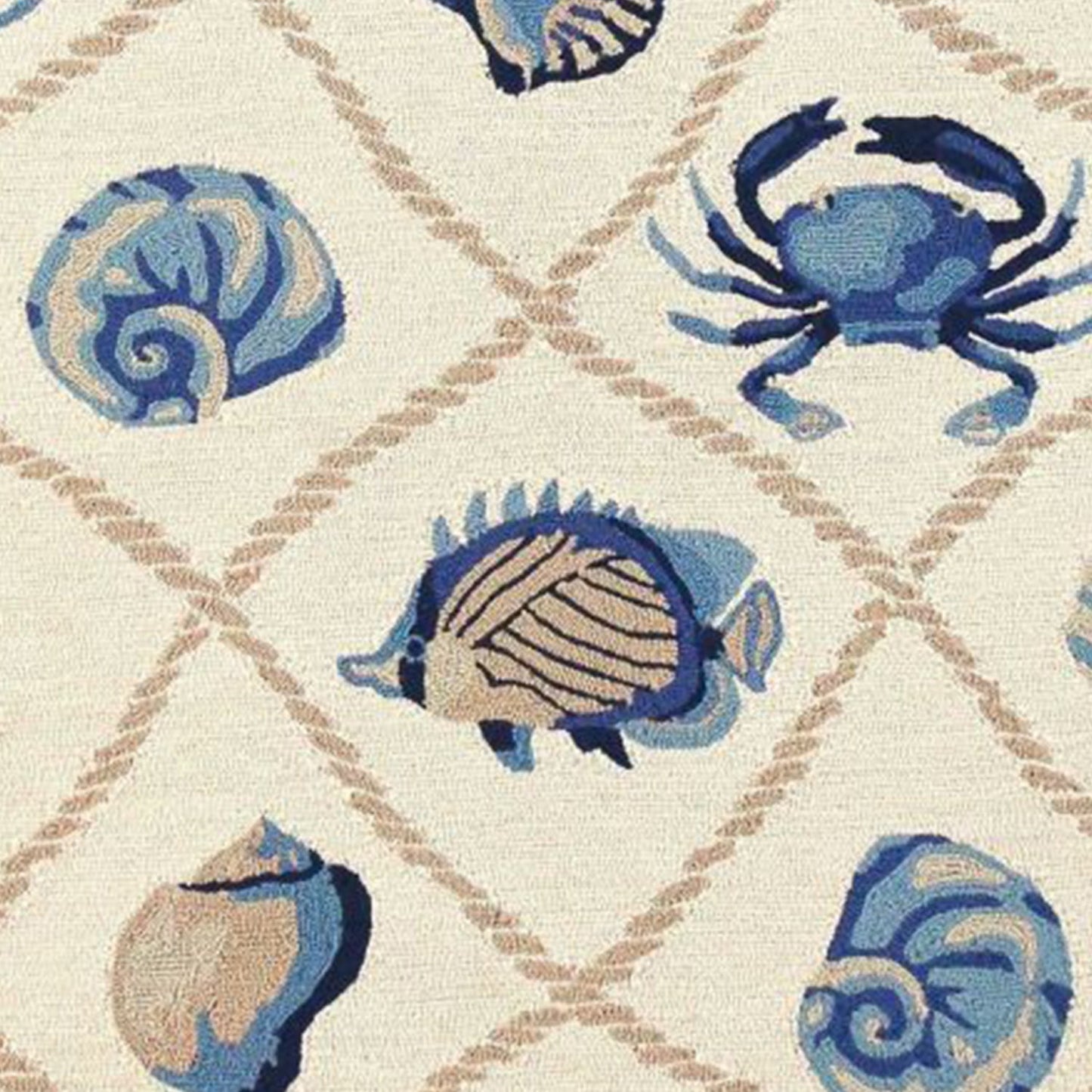 2' X 3' Beige Hand Tufted Area Rug