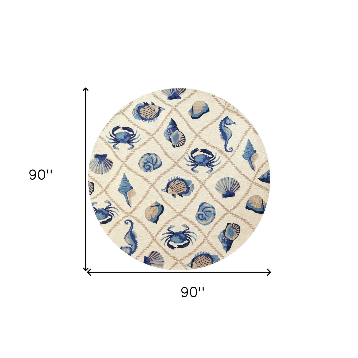 2' X 3' Beige Hand Tufted Area Rug