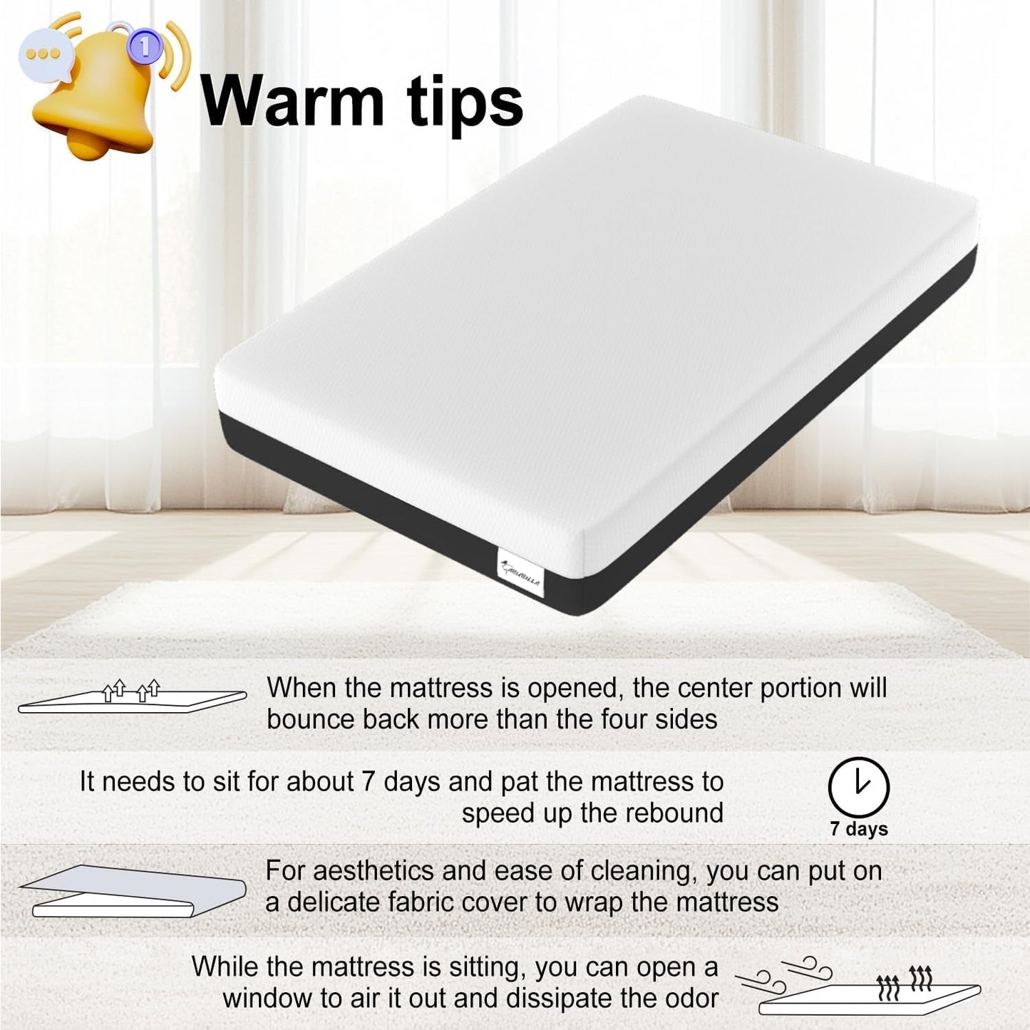 Queen Memory Foam Mattress Certipur US Certified Quality