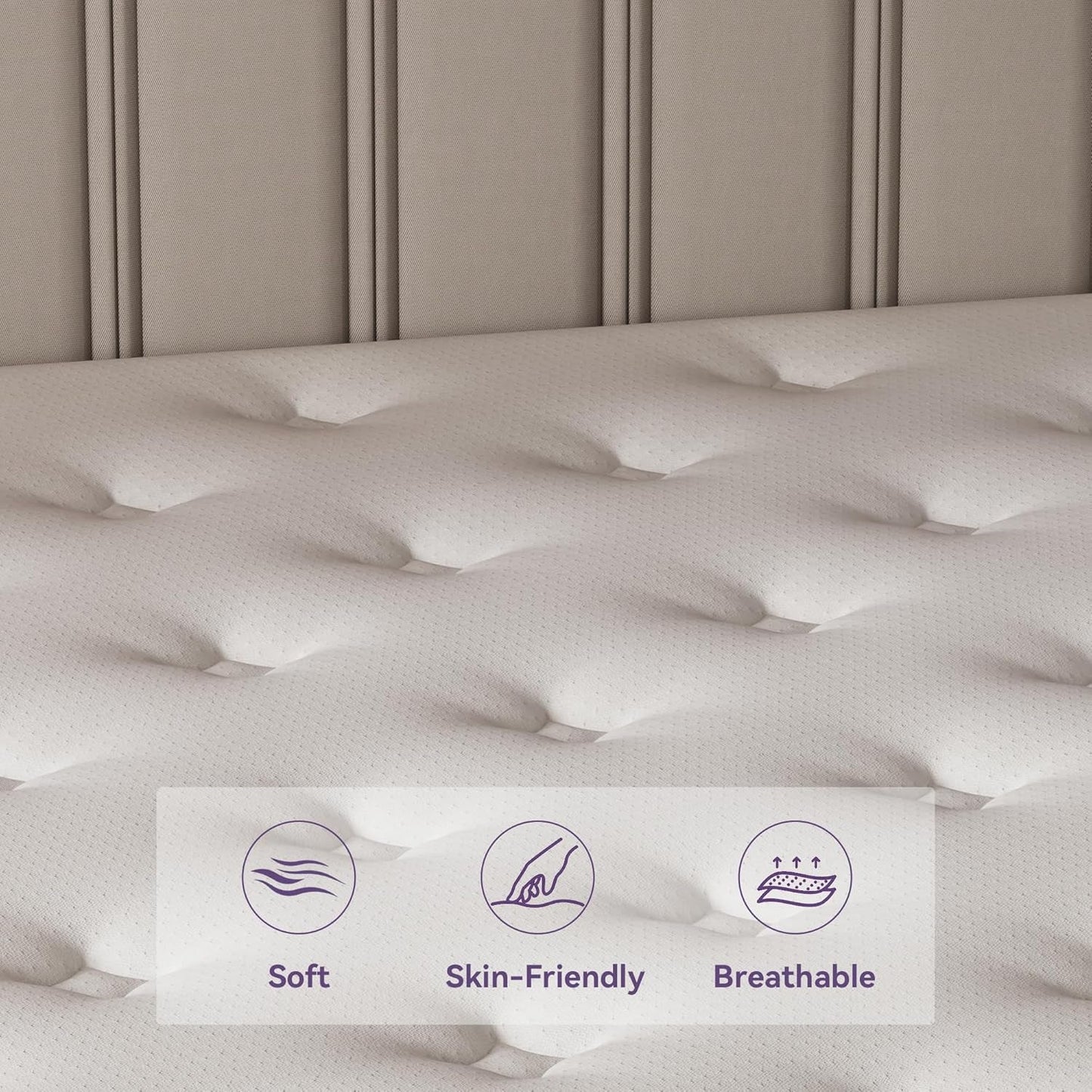 Queen Hybrid Gel Memory Foam Mattress In Box CertipurUS