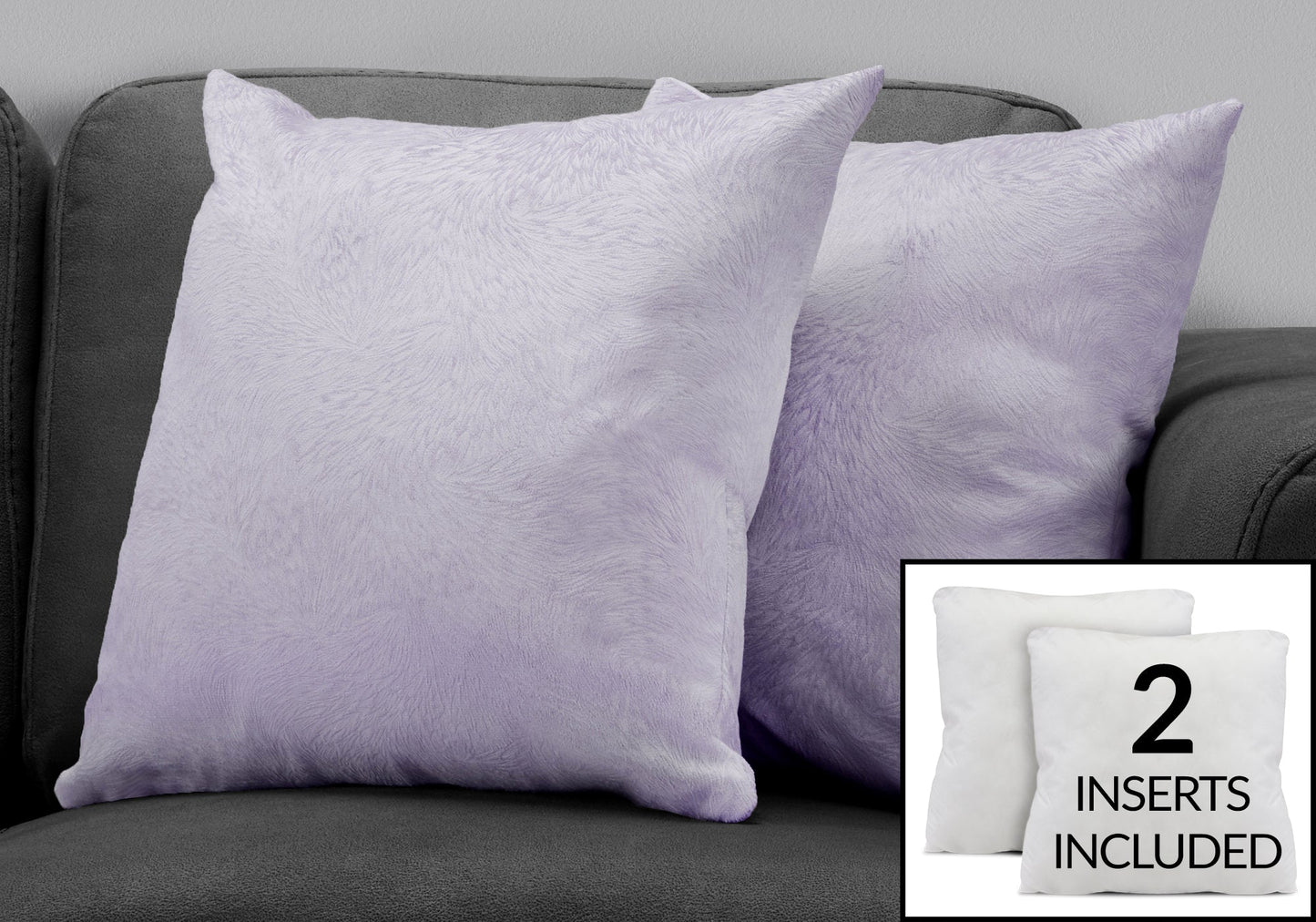 Set Of 2 Decorative Throw Pillows - 18 X 18