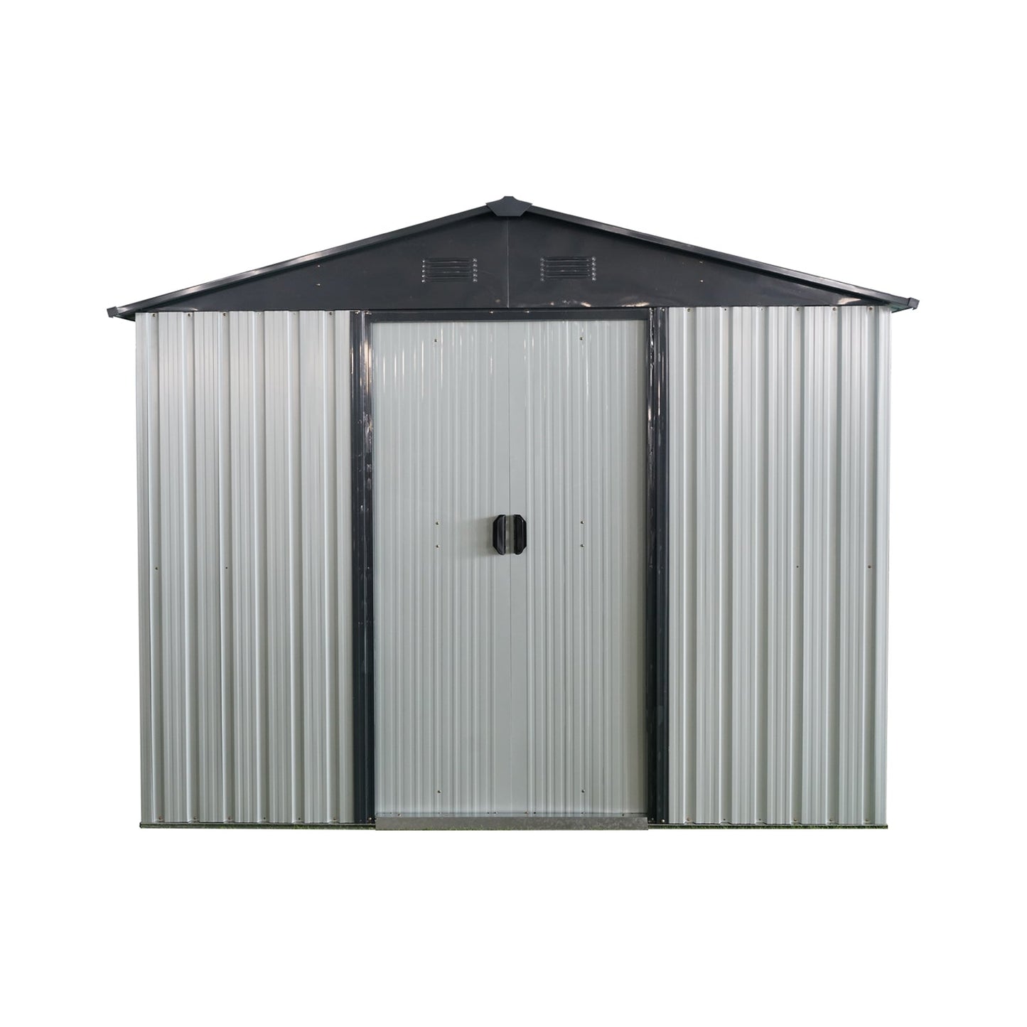 8ft x 4ft Outdoor Metal Storage Shed with Window