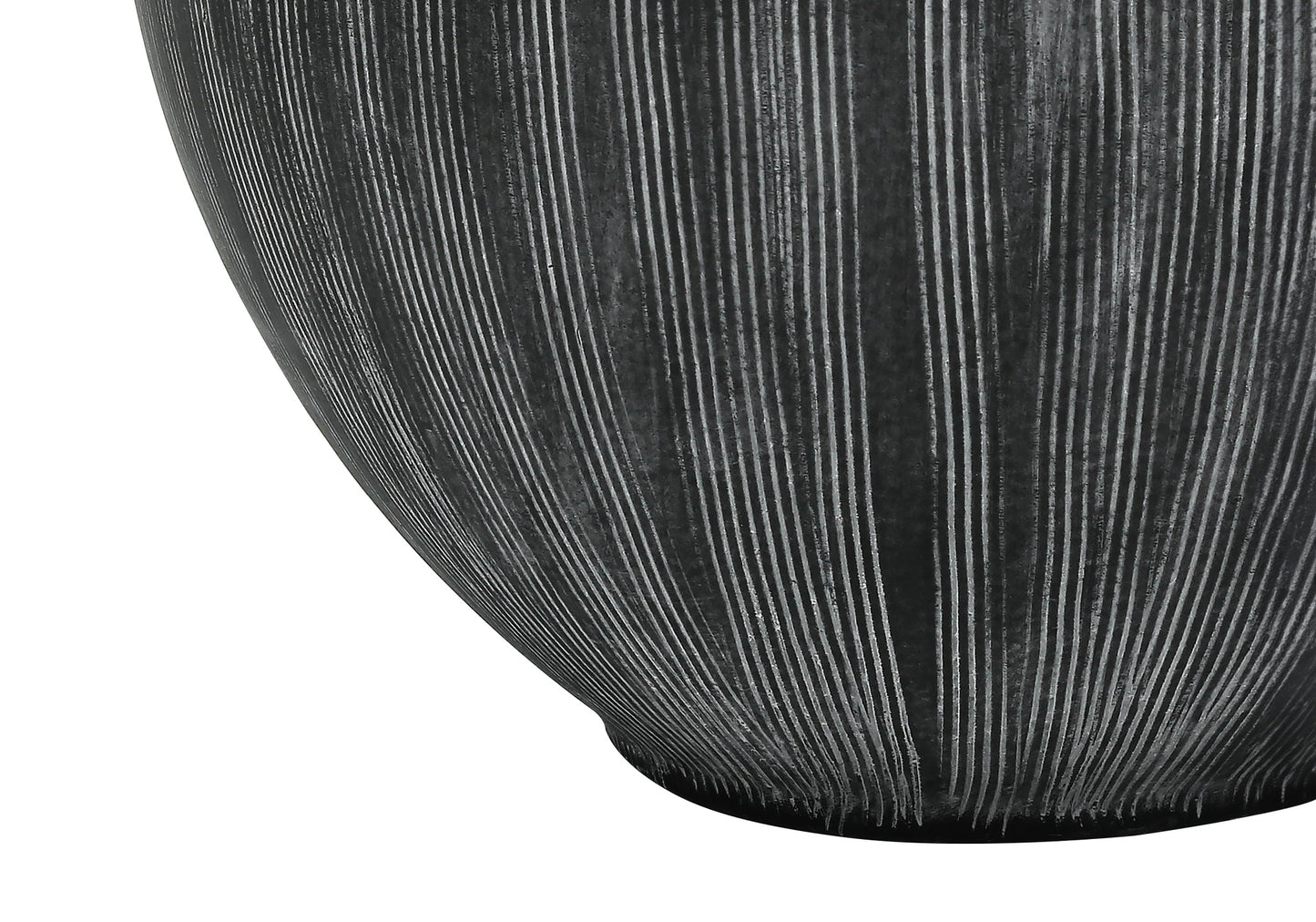 Lighting, 23'h, Table Lamp, Black Ceramic, Black Shade, Contemporary