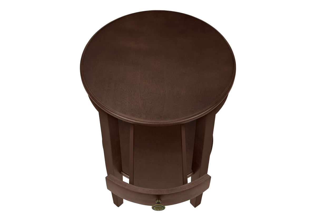 2-Tier Round Accent Table