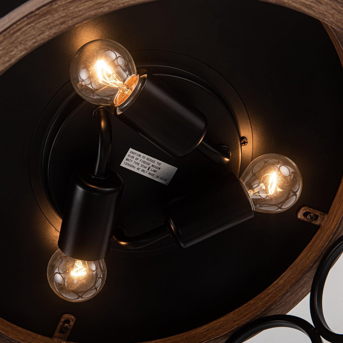 36" Mirelle Farmhouse Downrod Mount Ceiling Fan with Lighting and Remote Control