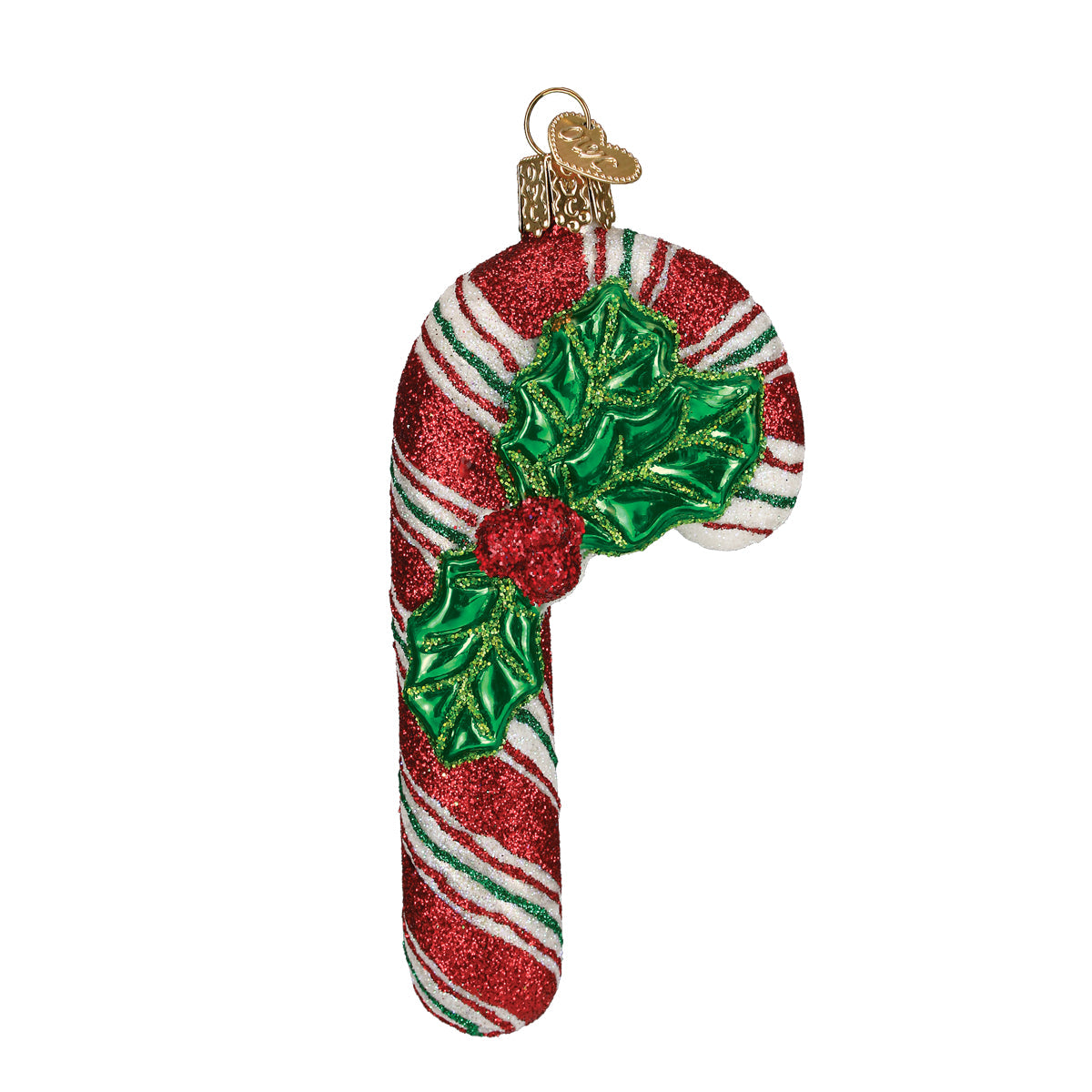 Glistening Candy Cane Ornament