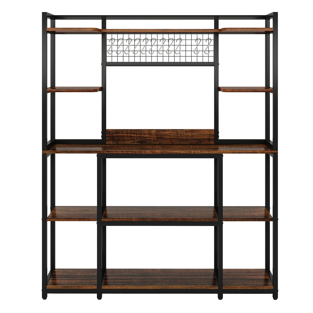 Large 55" Baker's Rack with Hutch