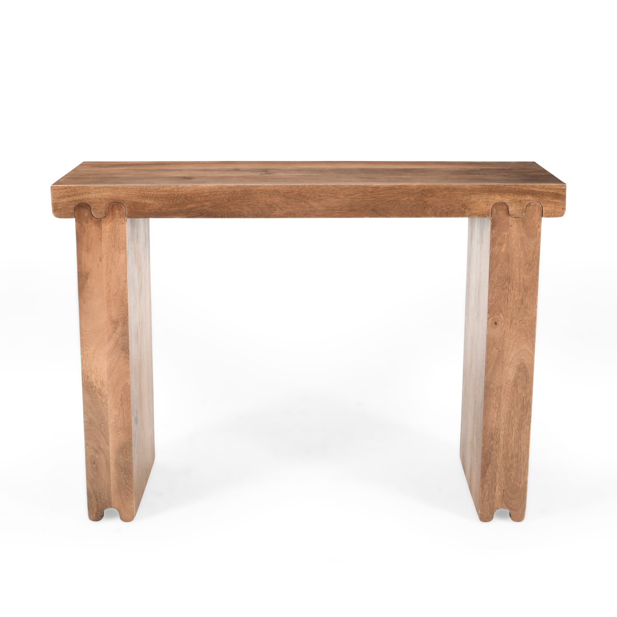 TREXM Farmhouse Mango Wood Console Table
