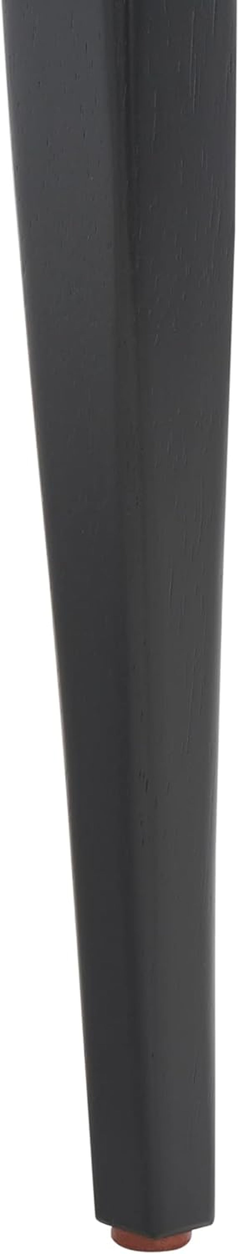 Galway Coastal Dining Chair Black Frame Cane Seat Cushion