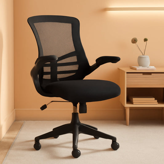 Mid Back Ergonomic Office Chair With Adjustable Height