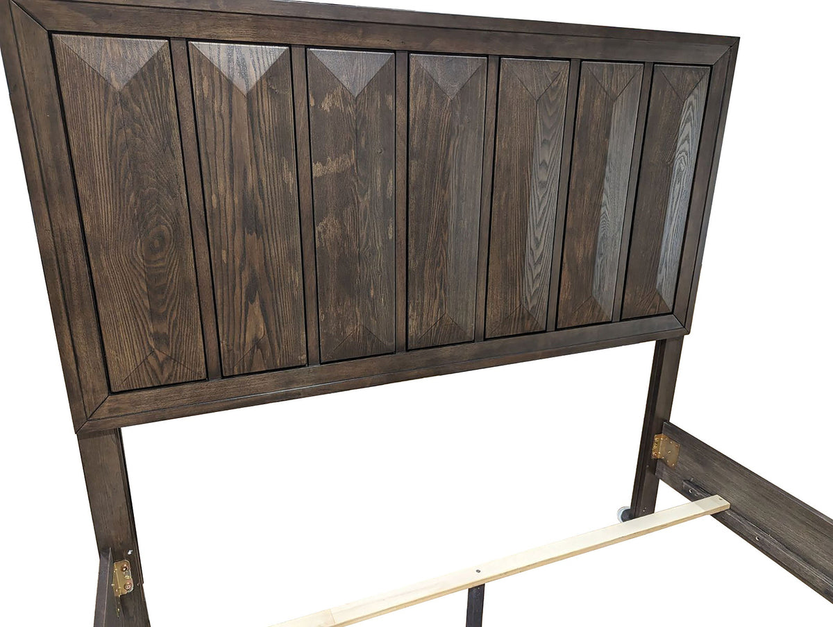 Espresso Queen Size Bed Panel Headboard