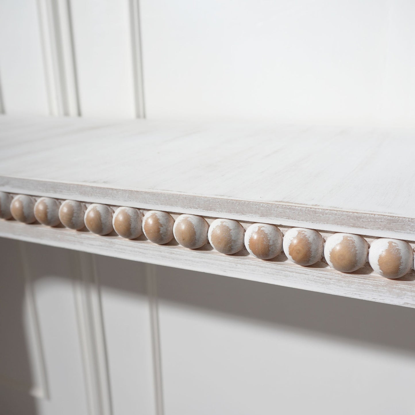 Washed White Console Table