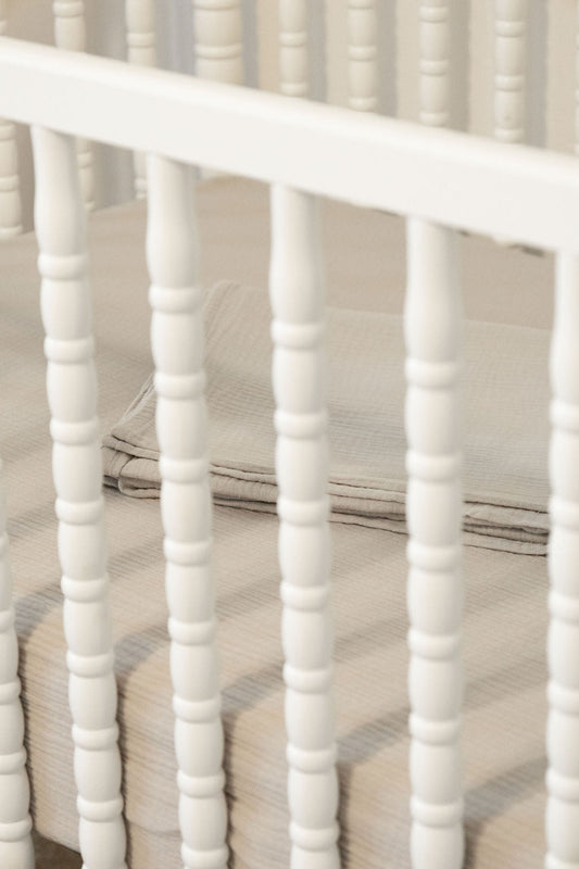 100% Organic Cotton Gauze Muslin Crib Sheet