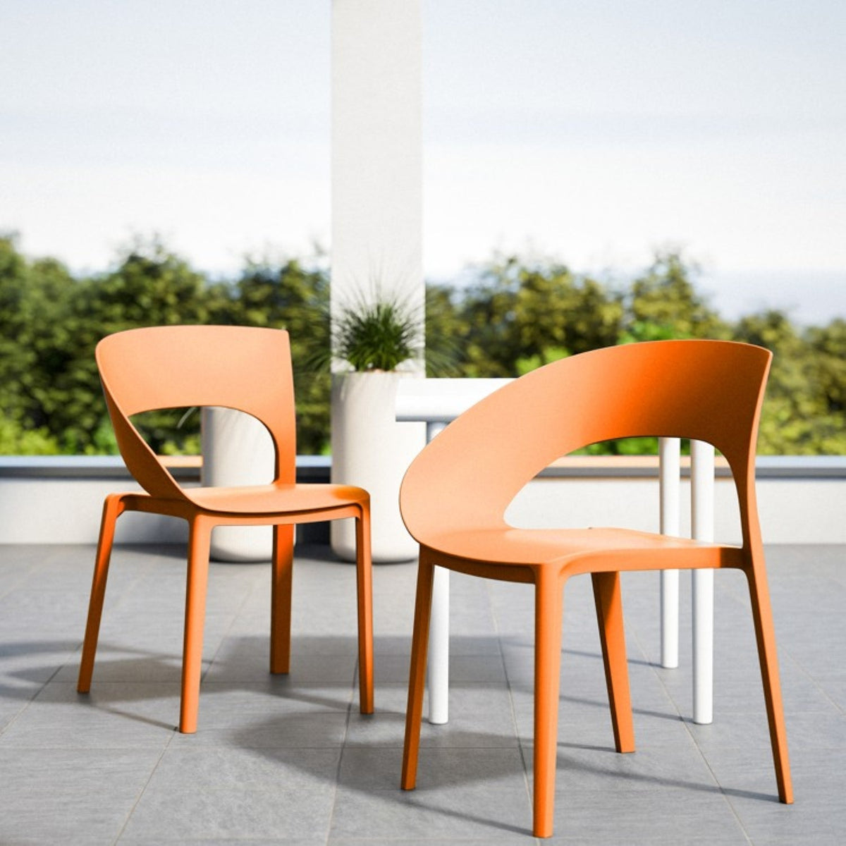 Summer Tropical Patio Seating