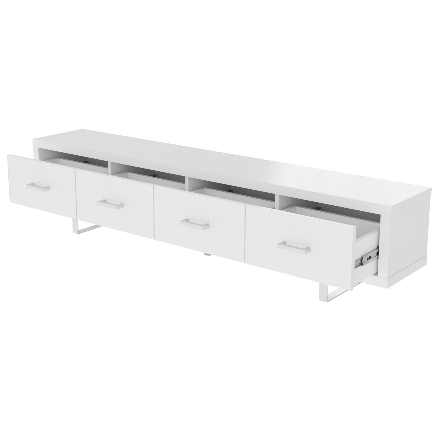 High Gloss TV Stand - 78.7 inches