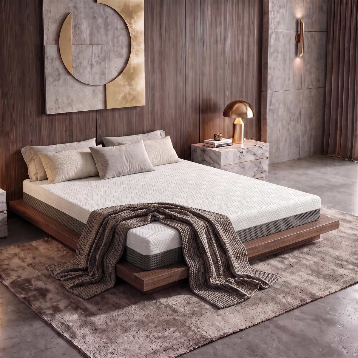 Pur Chill 8" Queen Firm Mattress With Phase Change Cooling Fabric
