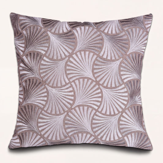 Throw Pillow Covers - Beige Brown Linen Cushion Covers 20 x 20 Inch Zipper Closure