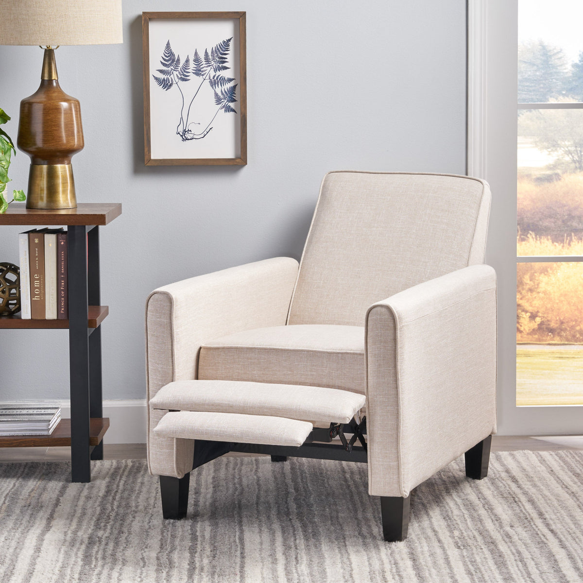 27.5" Push Back Recliner Chair