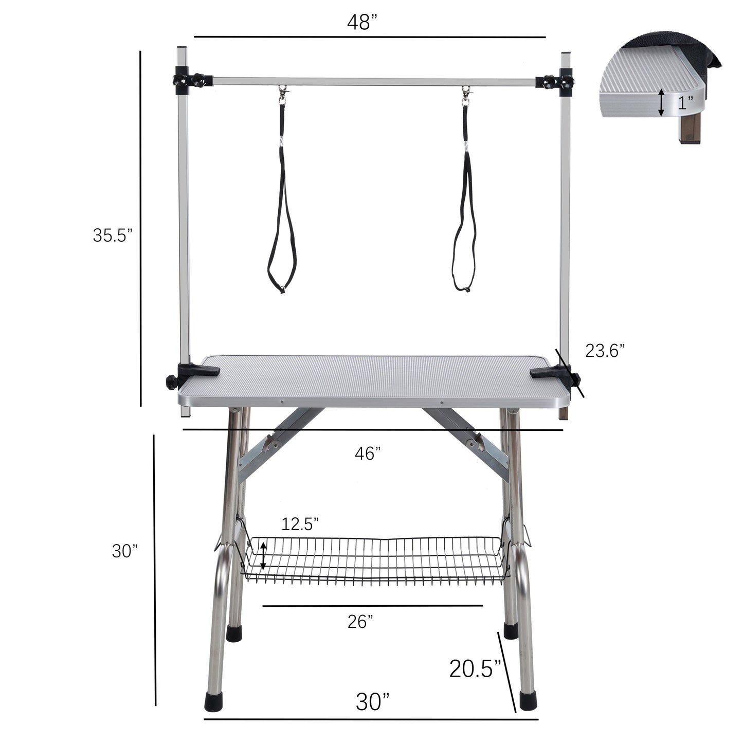 46" Folding Dog Pet Grooming Table