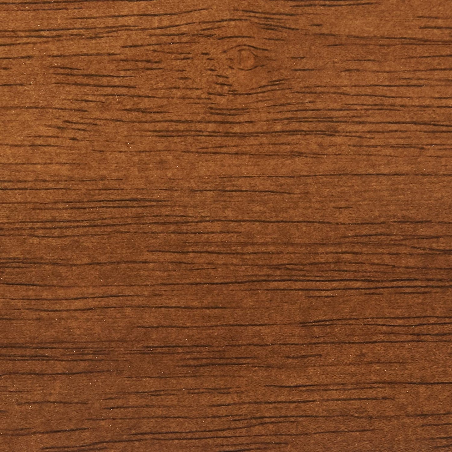 Close-up of the nutmeg finish texture on the Paxton Mid Century Modern Dining Table Base Nutmeg Finish.