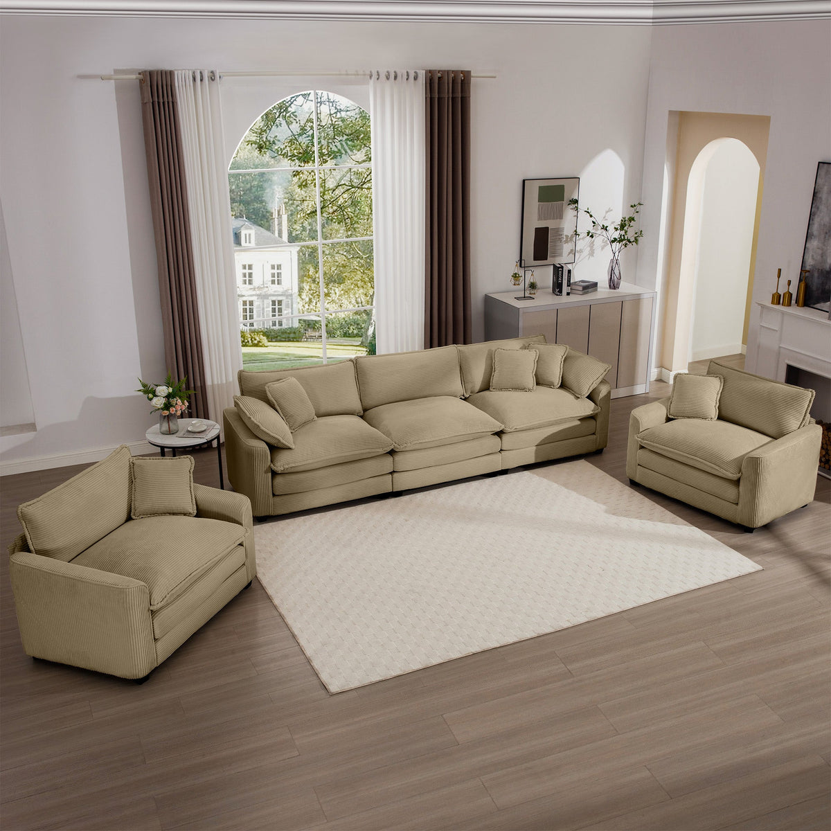 Luxurious and Sophisticated Sofa Set