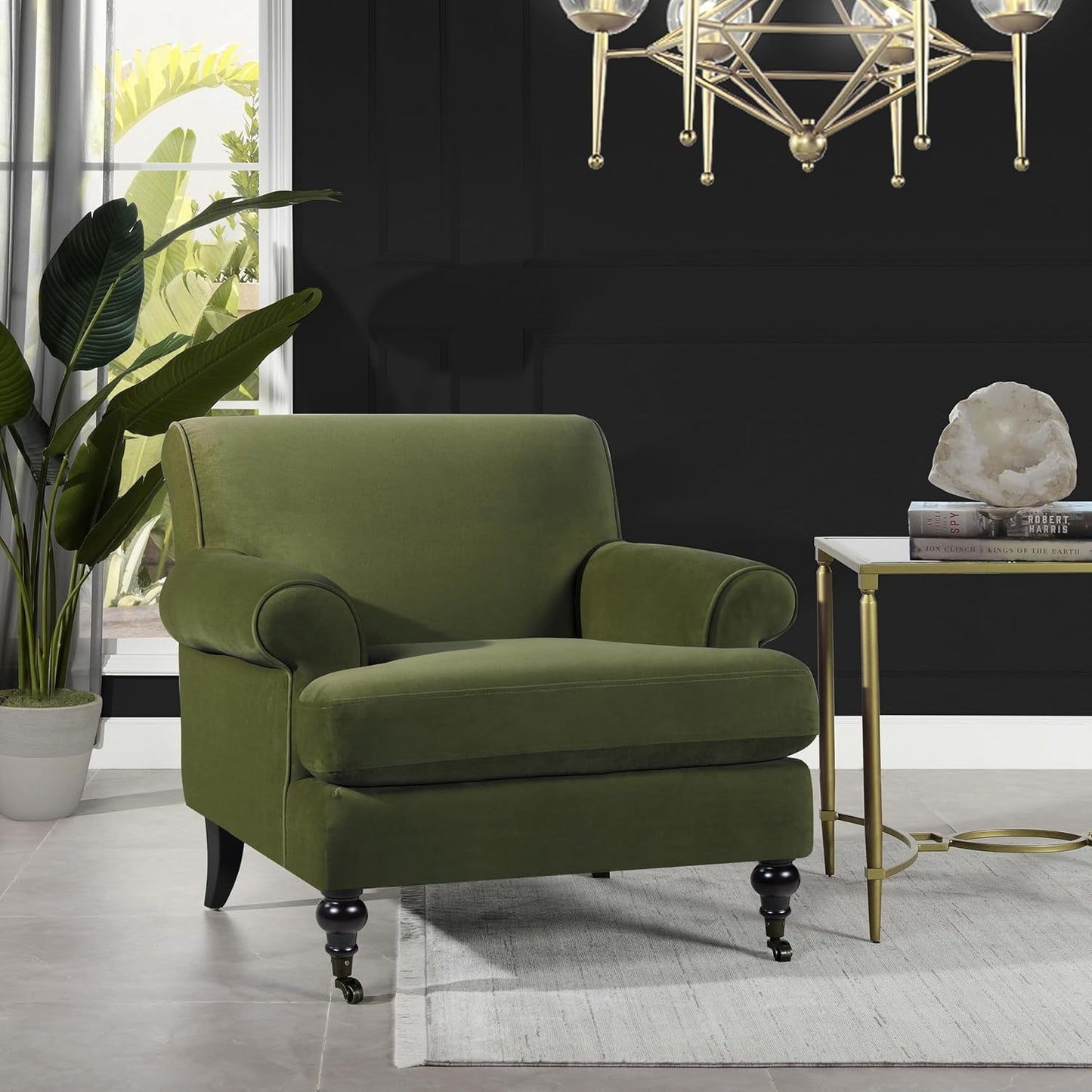 Large Upholstered Living Room Accent Chair Comfort