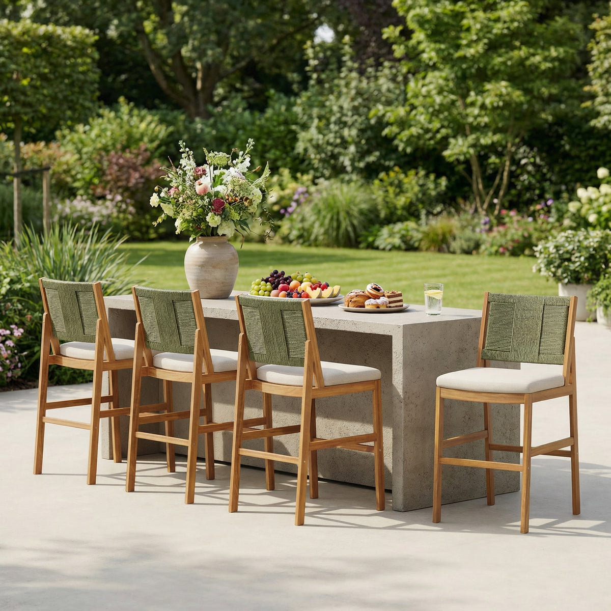 4 Pieces Arly Patio Seating Set