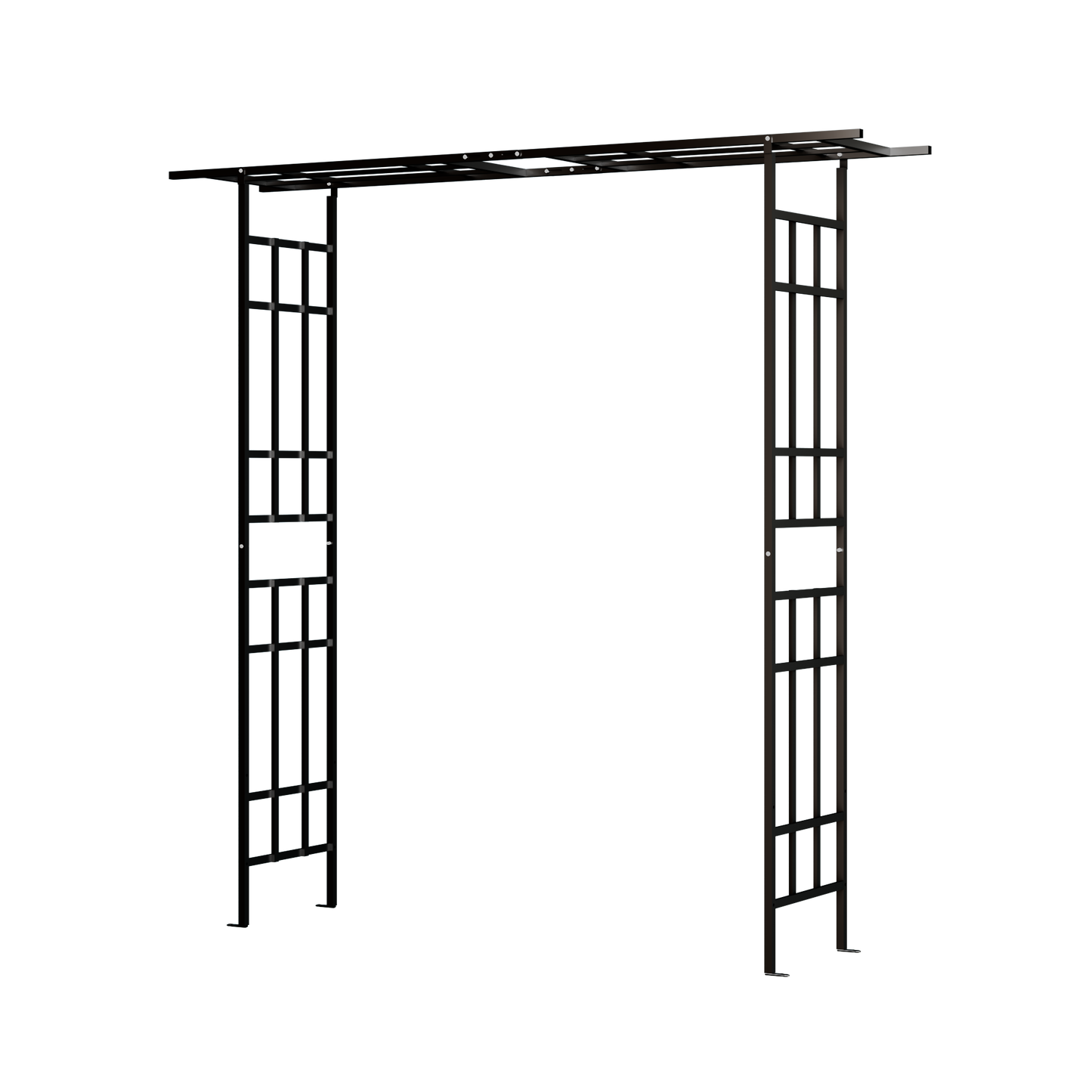 Metal Garden Arch with Adjustable Width