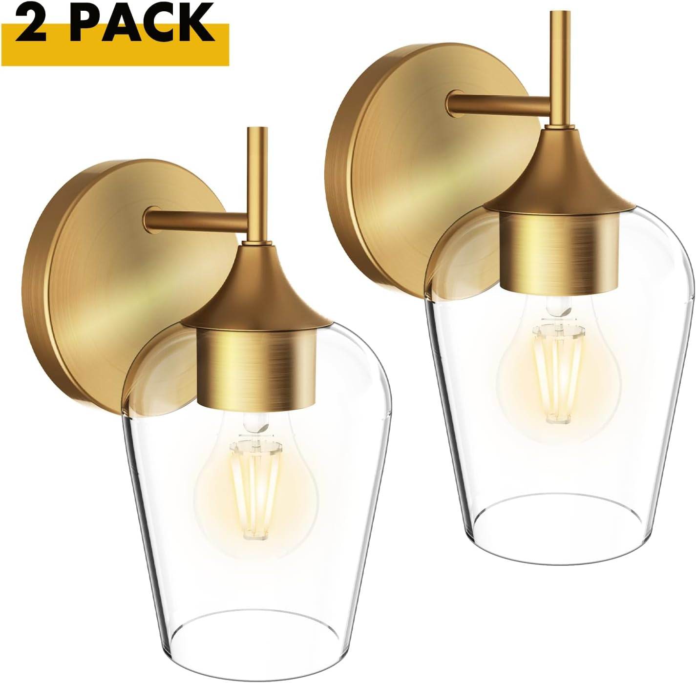 Black or Gold Wall Sconces