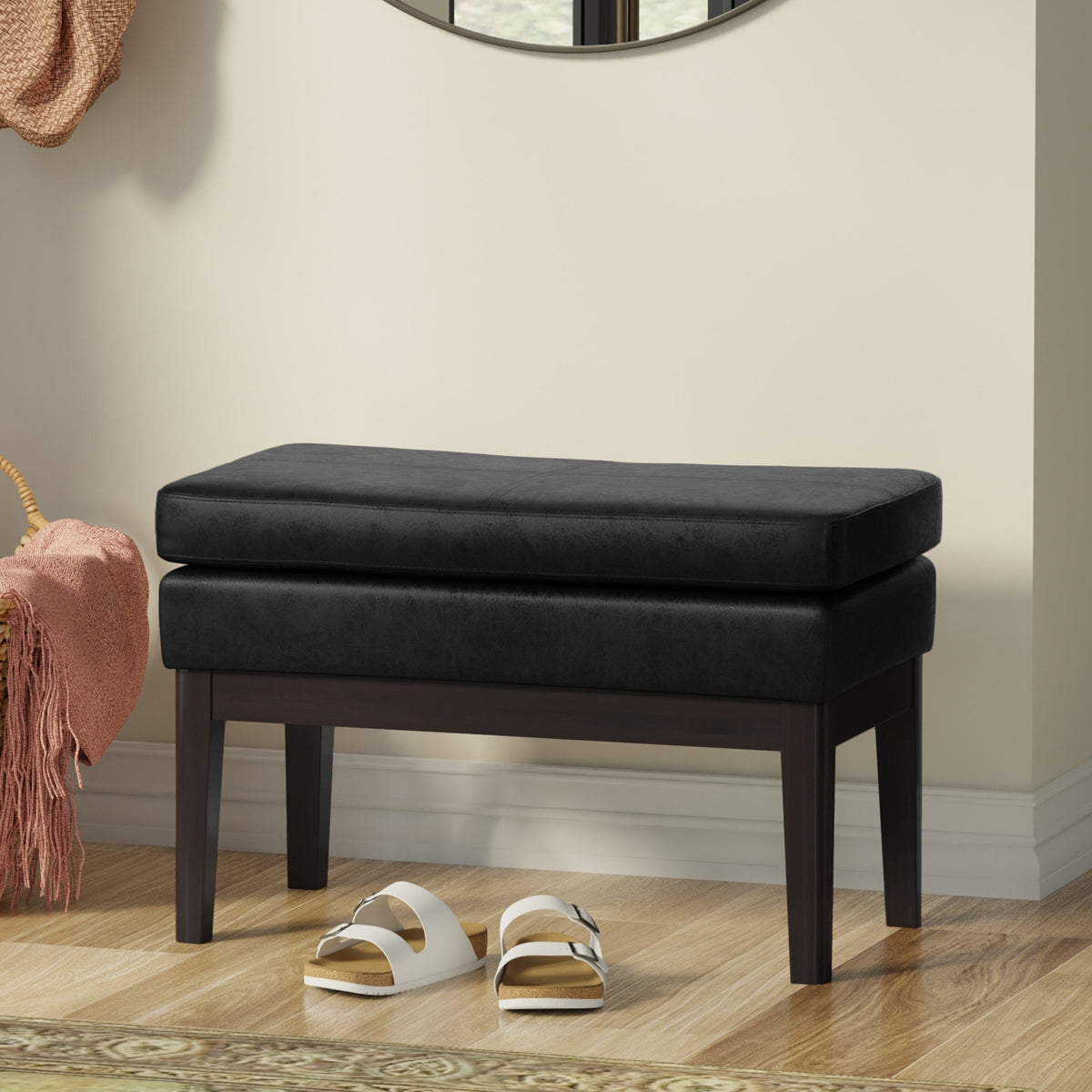 Carlson Small Ottoman Bench