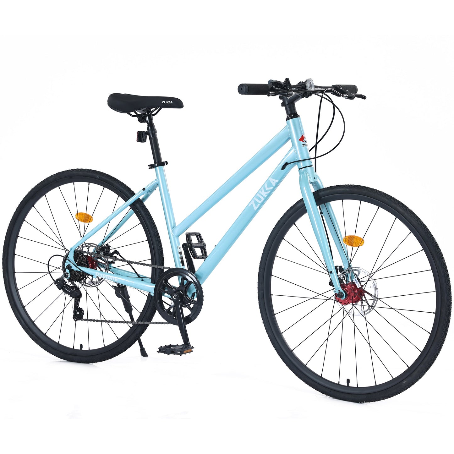 7 Speed Hybrid Bike Disc Brake 700C City Bicycle